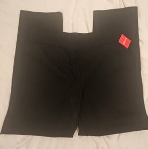 Spanx High Waist Straight Leg Ponte Pants Black Size 2x